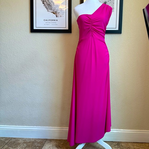 Veronica Beard One Shoulder Dress - Picture 2 of 7